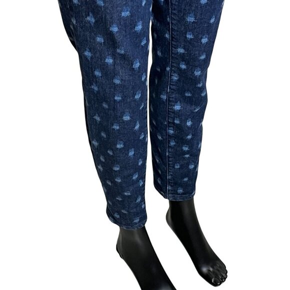 Lucky Brand Ikat Polka Dot Charlie Skinny Jeans Low-Rise Medium Wash Size 6/28 - Picture 9 of 12